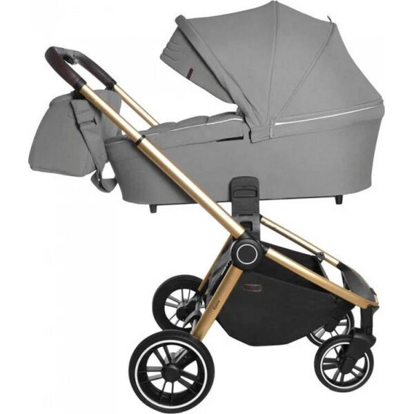 

Коляска универсальная 3 в 1 с большими колесами CARRELLO Epica CRL-8511 Silver Grey +дождевик