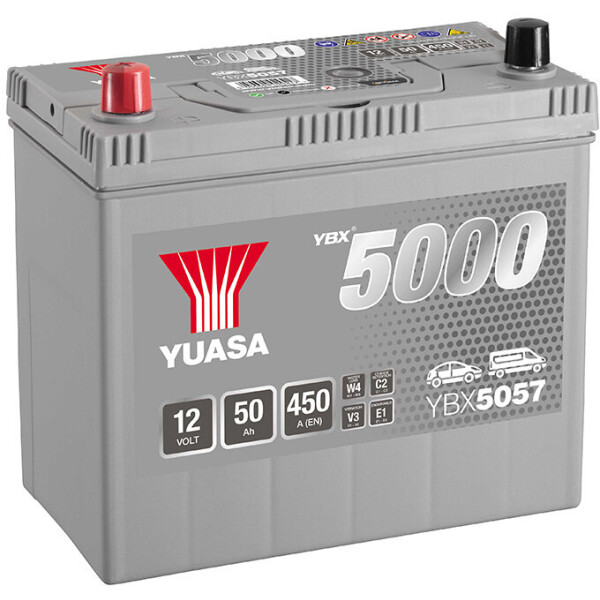

Yuasa 12V 50Ah Silver High Perf. Jap YBX5057 (1)