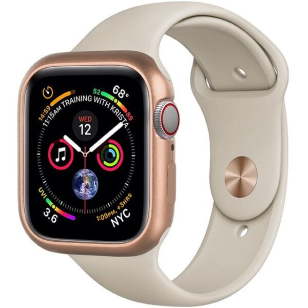 

Магнитный чехол Coteetci золотой для Apple Watch 4 44mm