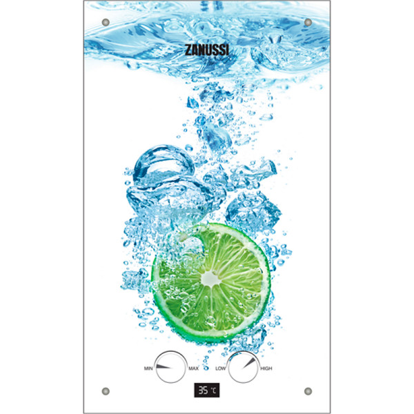 

Газовая колонка Zanussi GWH 10 Fonte Glass Glass Lime