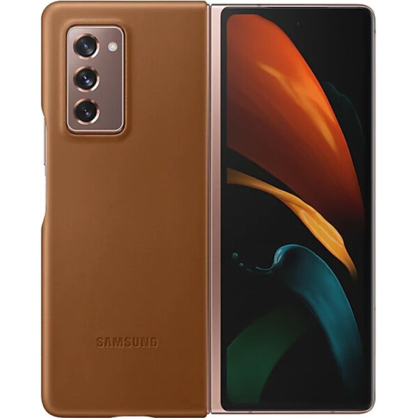 

Чехол Samsung Leather Cover Brown для Z Fold 2 (EF-VF916LAEGRU)