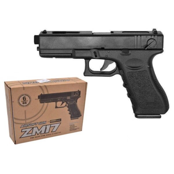 

Детский пистолет CYMA ZM17 19.5 * 4 * 13 см., Черный ZM17