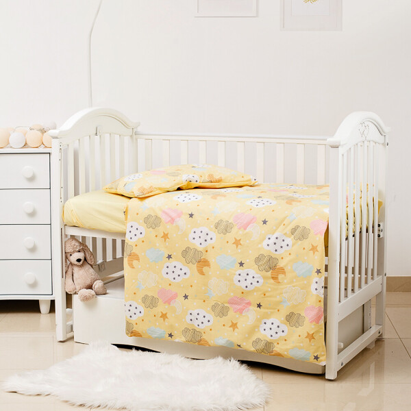 

Комплект постельного белья детский Twins Premium Glamour Limited (3 элемента) Clouds Желтый (3064-PGNEWC-05)