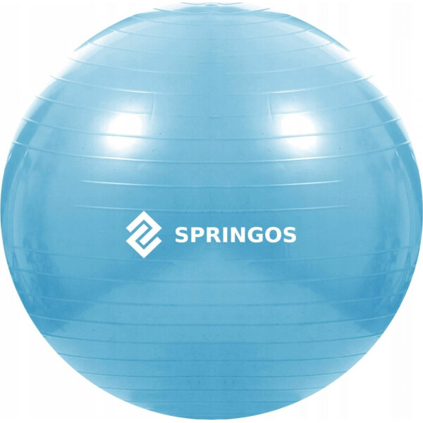 

Мяч для фитнеса (фитбол) Springos 55 см Anti-Burst FB0006 Sky Blue