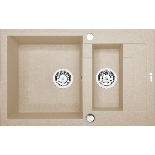 

DEANTE 1,5- камерная с полкой RAPIDO, песочный гранит, 780х490х190