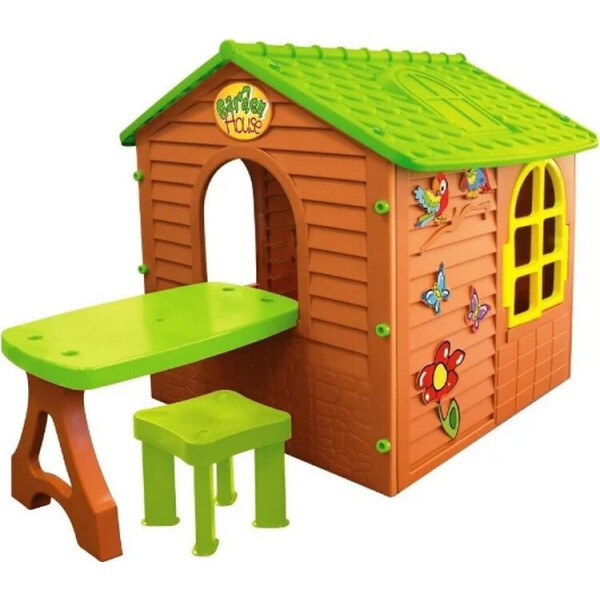 

Детский игровой домик Mochtoys стол и стул