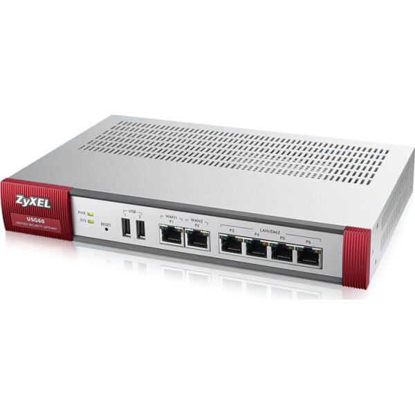 

Коммутатор ZYXEL USG60 (USG60-EU0102F)