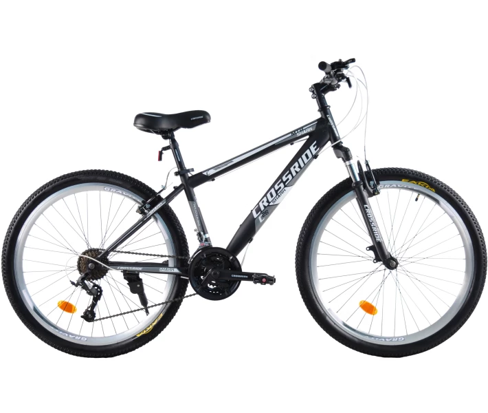 Фото - велосипед и аксессуар Велосипед CROSSRIDE 26 MTB ST SHARK 15 серый (0173-150-С)