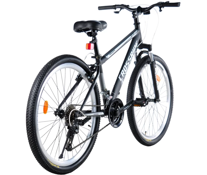 Фото - велосипед и аксессуар Велосипед CROSSRIDE 26 MTB ST SHARK 15 серый (0173-150-С)