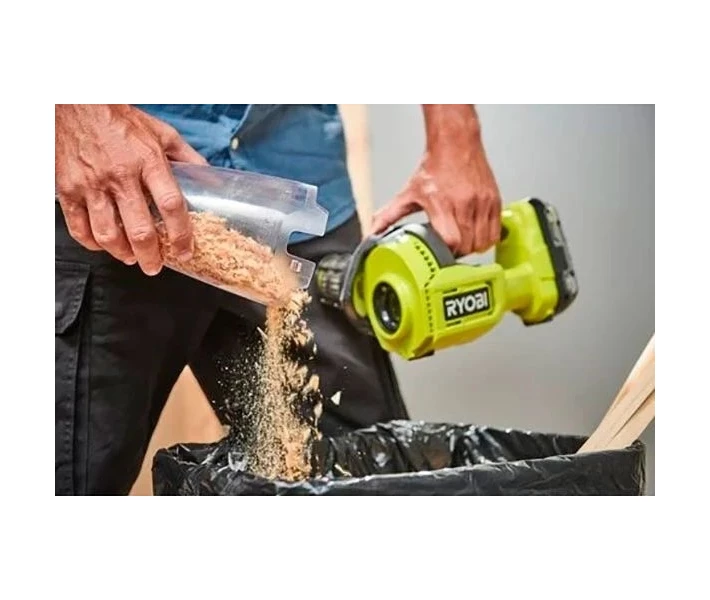 Фото - автопылесос Пылесос аккумуляторный Ryobi ONE+ RHV18-0 18В 34Вт 6.5кПа контейнер 0.6л HEPA11 0.95кг без АКБ и ЗУ (5133005655)