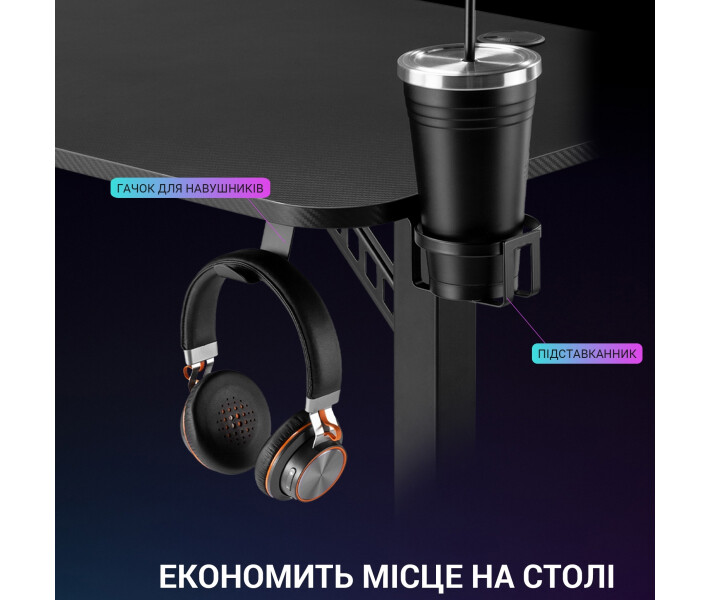Фото - стол ПК Компьютерный стол GamePro GDC216 Black (GDC216)