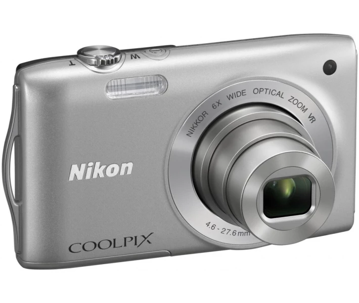 Фото - фотоаппарат Фотоаппарат Nikon Coolpix S3300 silver