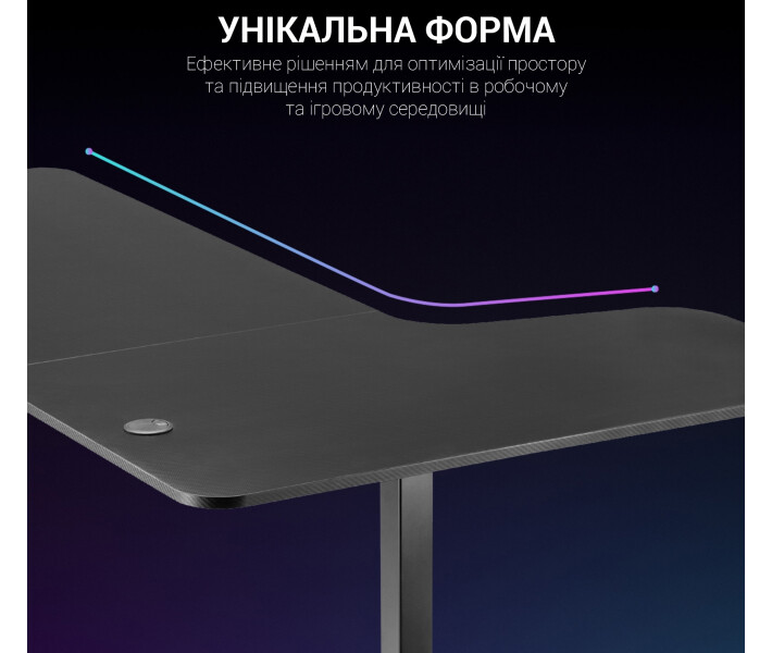 Фото - стол ПК Компьютерный стол GamePro GDC216 Black (GDC216)