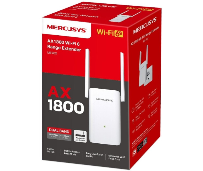 Фото - Wi-Fi ретранслятор Ретранслятор MERCUSYS ME70X