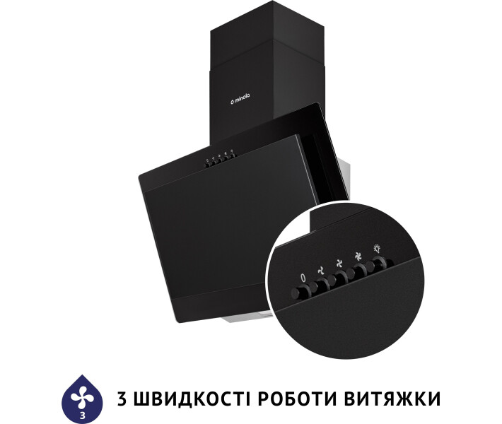 Фото - кухонную вытяжку Кухонная вытяжка Minola HDN 6124 BL LED