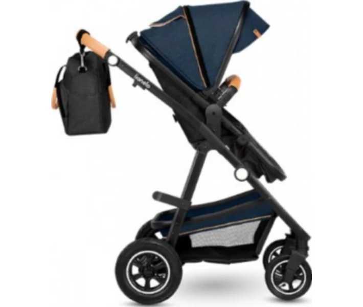Фото - детскую коляску Универсальная коляска 3 в 1 Lionelo AMBER BLUE NAVY