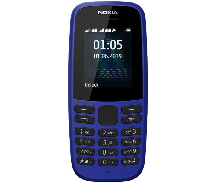 Фото - смартфон и мобильный телефон Nokia 105 DS TA-1174 2019 Blue
