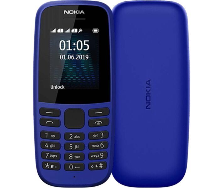 Фото - смартфон и мобильный телефон Nokia 105 DS TA-1174 2019 Blue