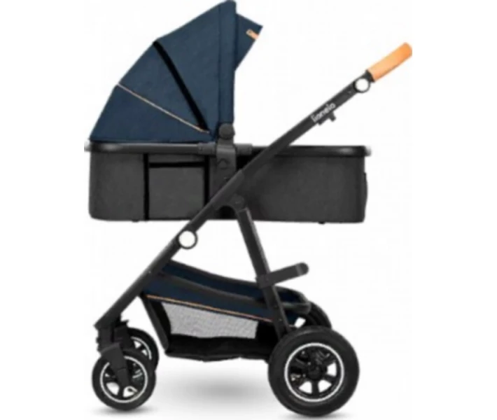 Фото - детскую коляску Универсальная коляска 3 в 1 Lionelo AMBER BLUE NAVY