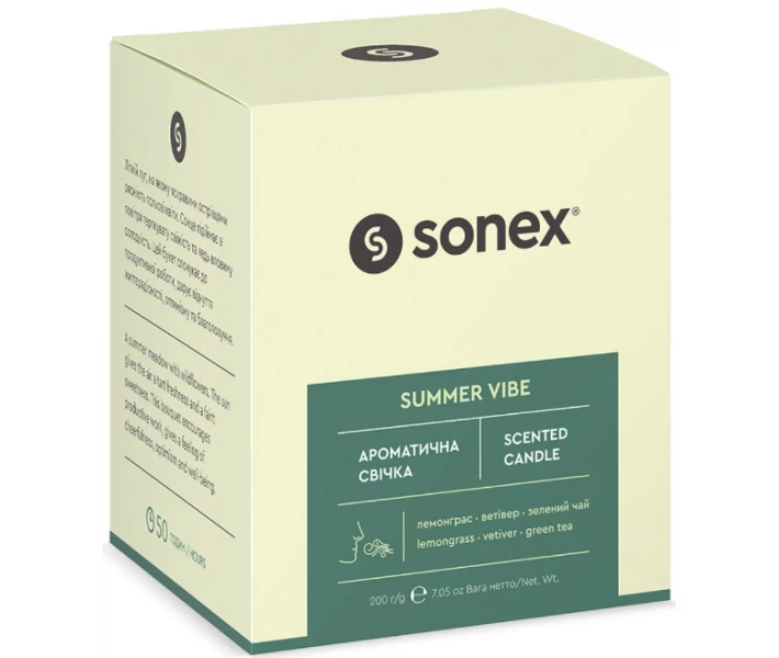 Фото - свечу Ароматическая свеча Sonex Summer Vibe (SO102485)