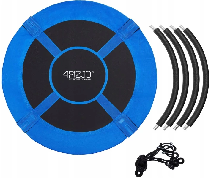 Фото - садовую качелю Качель-гнездо круглая 4FIZJO XL 110 см Black/Blue (P-5907739316677)