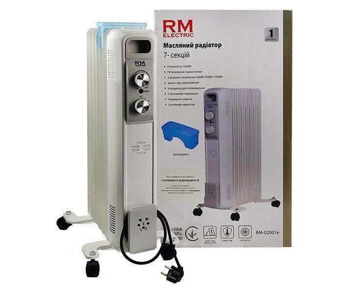 Фото - масляный радиатор Масляный радиатор RM Electric RM-02001E