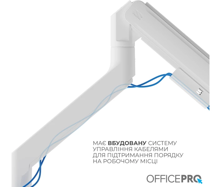 Фото - кронштейн для телевизора Настольный крепеж для монитора OfficePro MA851W Белый