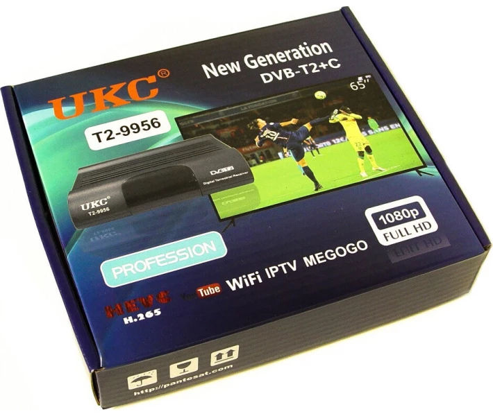 Фото - ТВ-тюнер Тюнер UKC DVB-T2 9956 с Wi-Fi