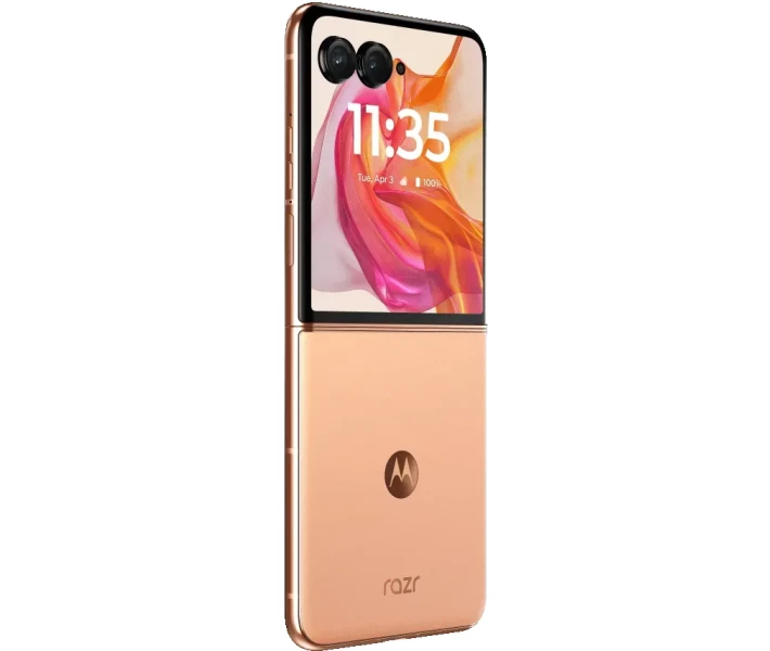 Фото - смартфон и мобильный телефон Moto Razr 50 ultra 12/512 Peach Fuzz (PB1T0060RS)  