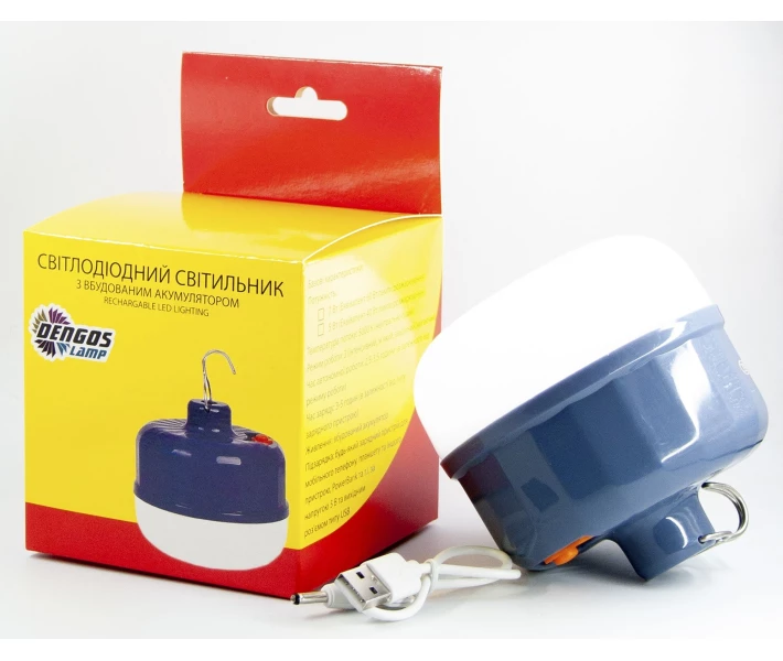 Фото - лампу Комплект Dengos светильник со встроенным аккумулятором 5V, 60W и USB LED лампа 5V, 5W с кабелем 1м (DG-2LED-02)