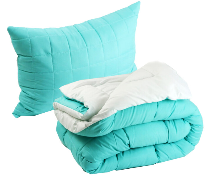 Фото - одеяло Набор Руно Одеяло 140х205 Mint+подушка 50х70 (АЛ924.52_Mint White)