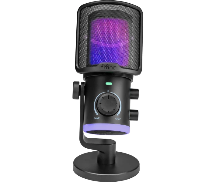 Фото - микрофон для караоке Микрофон USB Fifine AM6 Black