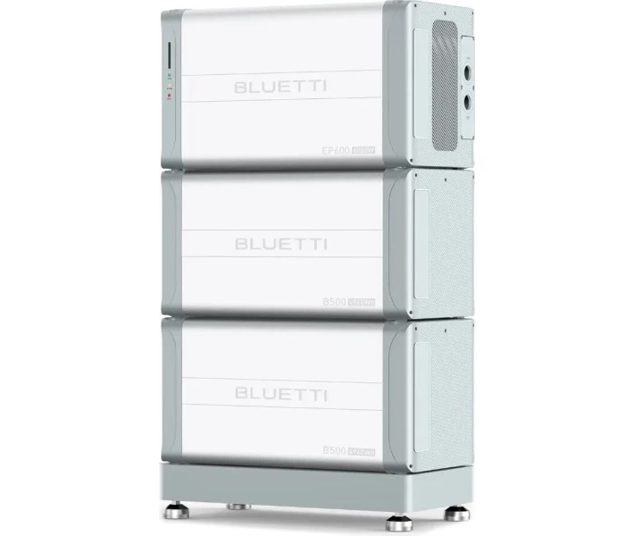 Фото - инвертор Система резервного энергообеспечения Bluetti EP600 + 2xB500, 6000 Вт, 9920 Вт*ч (с подставкой)