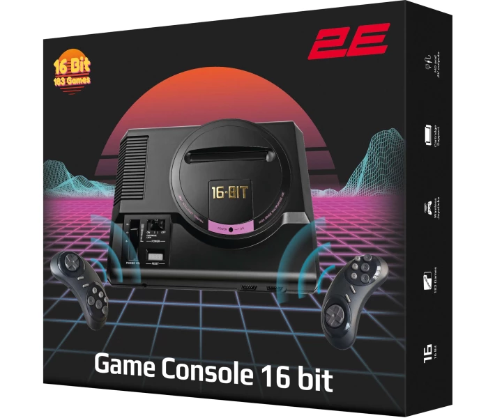 Фото - игровую консоль Игровая консоль 2E 16bit с беспроводными геймпадами