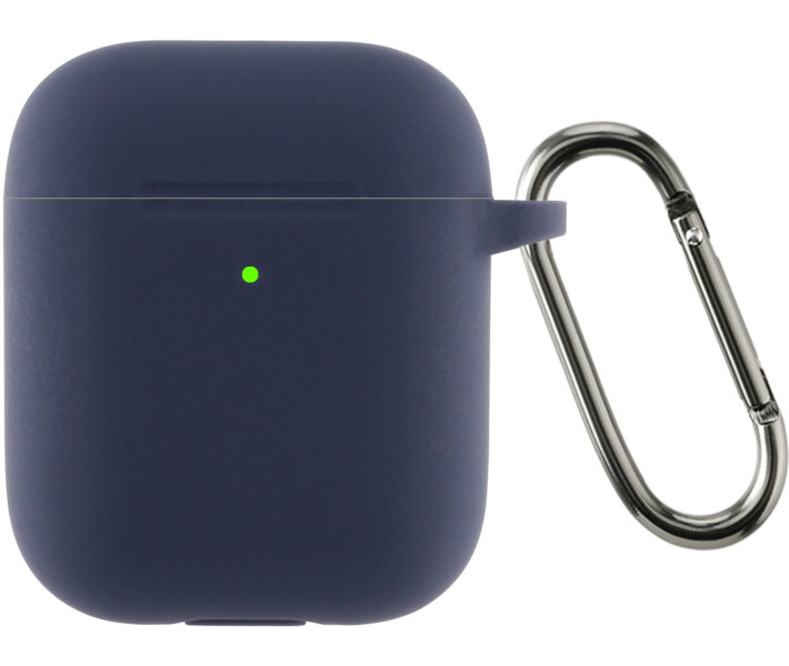Фото - аксессуары для наушников Чехол ArmorStandart Ultrathin Silicone Case With Hook для Apple AirPods 2 Dark Blue (ARM59681)