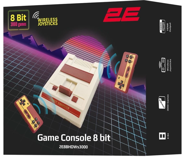 Фото - игровую консоль Игровая консоль 2Е 8bit с беспроводными геймпадами