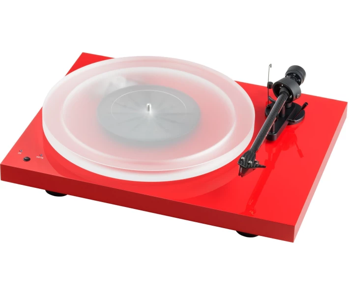 Фото - проигрыватель винила Граммофон Pro-Ject Debut Carbon RecordMaster Hires 2M Red High Gloss Red