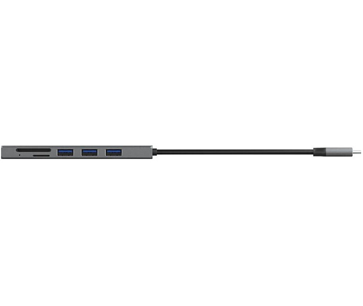 Фото - кардридер Хаб Trust Halyx Fast USB-C Hub and Card Reader 3-port (24191)