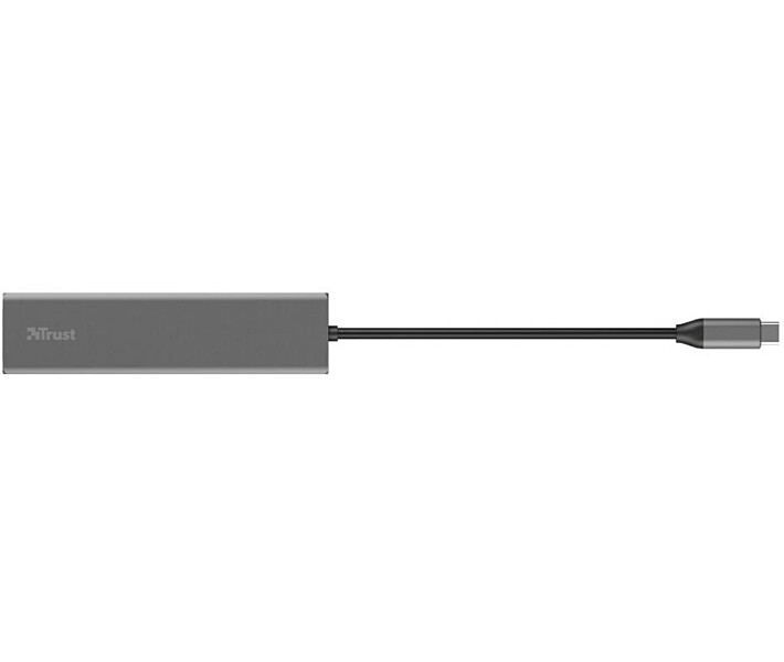 Фото - кардридер Хаб Trust Halyx Fast USB-C Hub and Card Reader 3-port (24191)