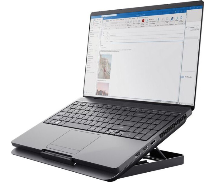 Фото - стол и подставку для ноутбука Подставка под ноутбук Trust Exto Eco Laptop Cooling Stand (24613)
