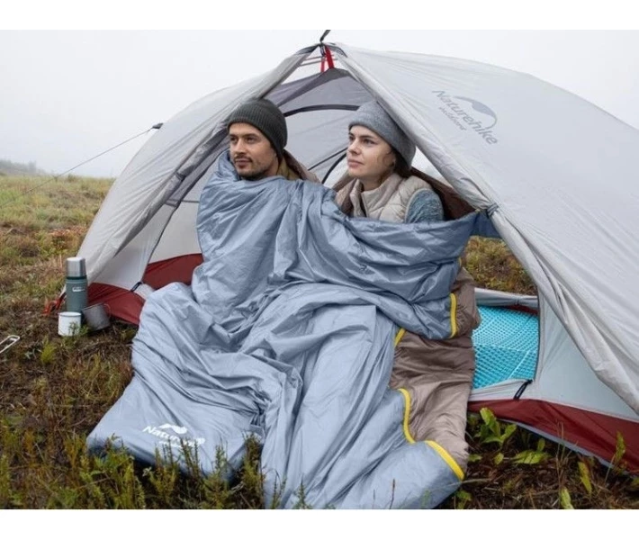 Фото - спальный мешек Спальник сверхлегкий Naturehike Summer LW180 NH21MSD09 левый, (15°C), p-p M, коричневый