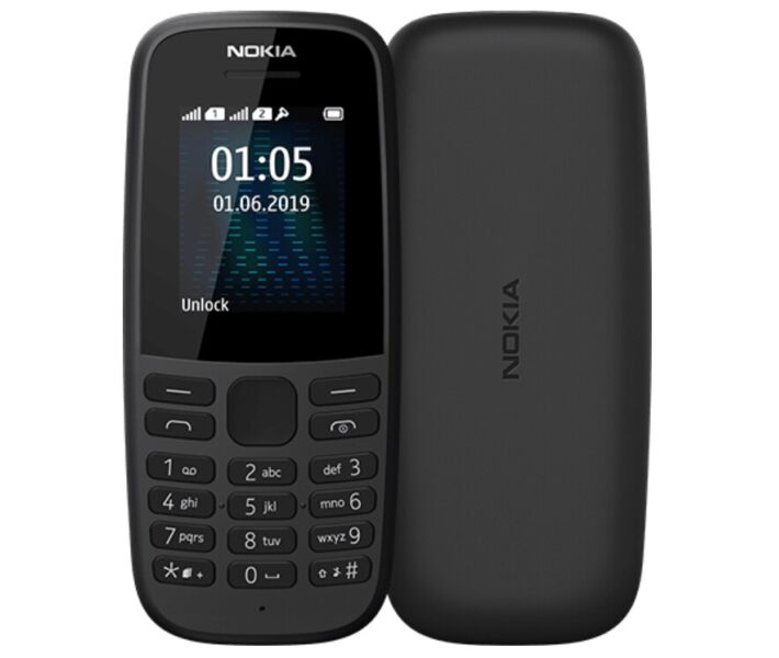 Фото - смартфон и мобильный телефон Nokia 105 DS TA-1174 2019 Black