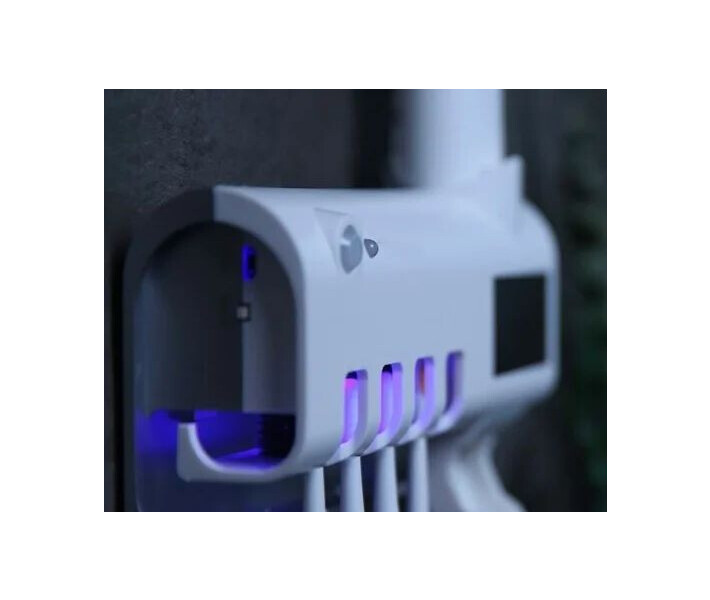 Фото - дозатор (диспенсер) для ванной комнаты Диспенсер для зубной пасты и щеток автоматический toothbrush sterilizer