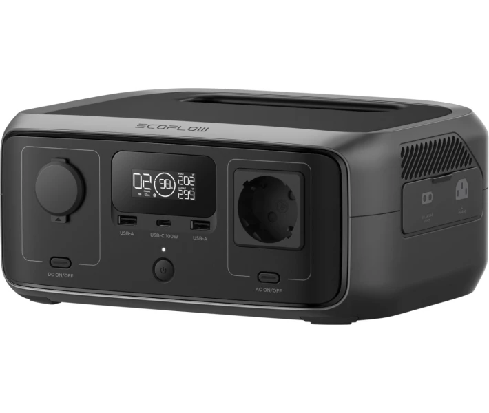 Фото - зарядную станцию Зарядная станция EcoFlow RIVER 3 UPS / 300 Вт / 245 Вт/ч / LiFePO4