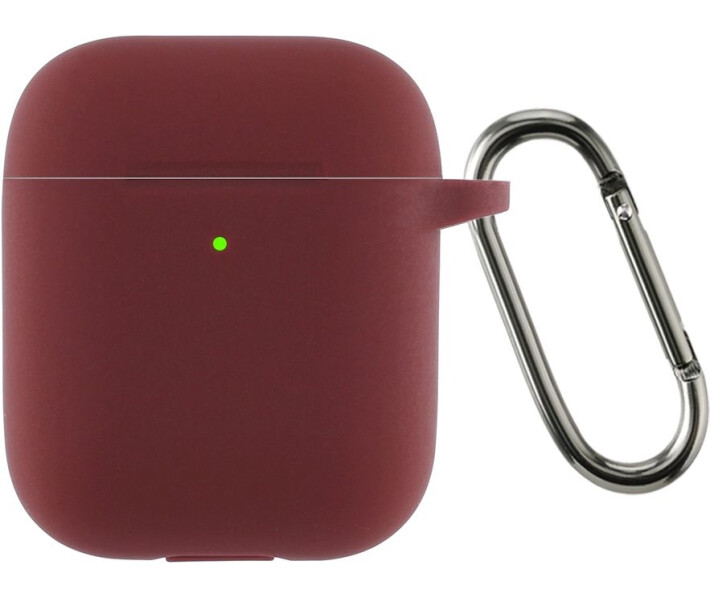 Фото - аксессуары для наушников Чехол ArmorStandart Ultrathin Silicone Case With Hook для Apple AirPods 2 Burgundy (ARM59680)