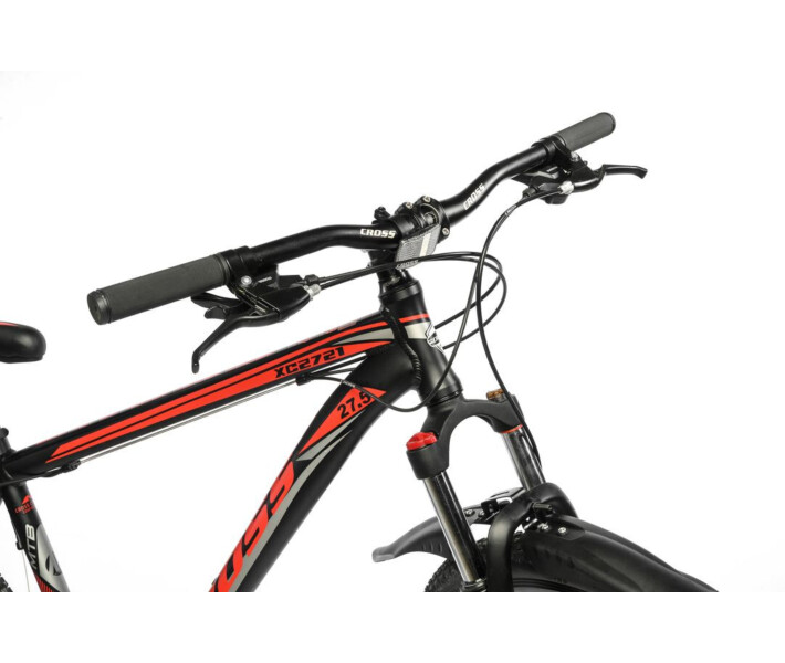 Фото - велосипед и аксессуар Велосипед CROSS 27,5" XC2721 2022 18" black-red 27CJAS-003413