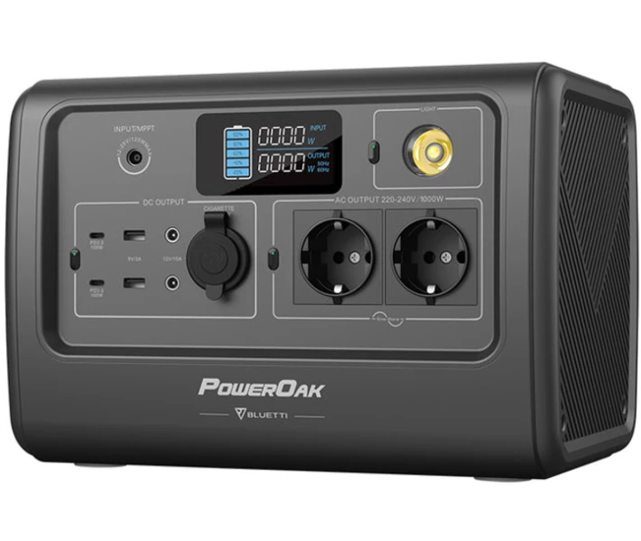 Фото - зарядную станцию Зарядная станция Bluetti PowerOak EB70 / 1000 Вт / 716 Вт⋅ч / LiFePO4 (PB930692)