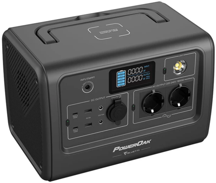 Фото - зарядную станцию Зарядная станция Bluetti PowerOak EB70 / 1000 Вт / 716 Вт⋅ч / LiFePO4 (PB930692)