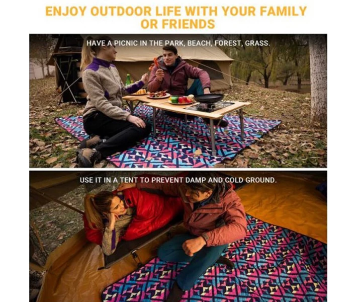 Фото - туристический коврик Коврик для пикника KingCamp ARIEL PICNIC BLANKET XXL(KP2004) BLUE