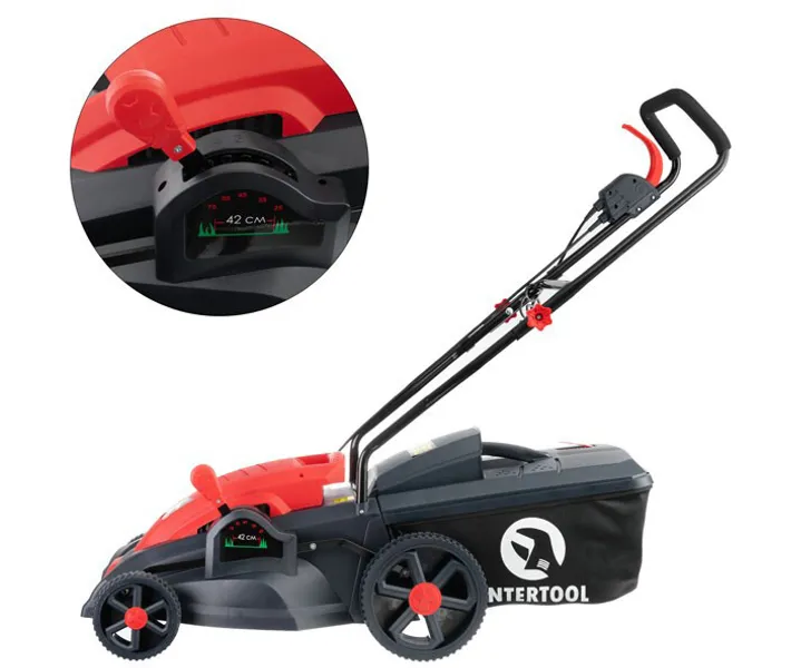 Фото - газонокосилку Газонокосилка Intertool WT-1201
